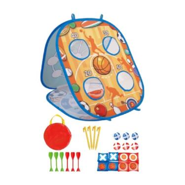 Imagem de Deevoka Jogo de arremesso de saco de feijão 3 em 1 para crianças, conjunto de jogo de arremesso, brinquedo para áreas externas, quintal, praia, presentes de, Style a