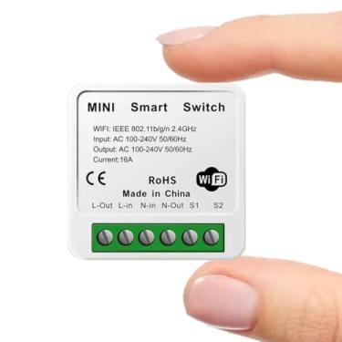 Imagem de Automação Residencial Inteligente – Kit 3 Módulos WiFi PIYU 16A Mini Interruptor Interno
