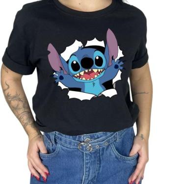Imagem de Camiseta Personalizada Feminina lilo stich Variadas Chamativas - milen
