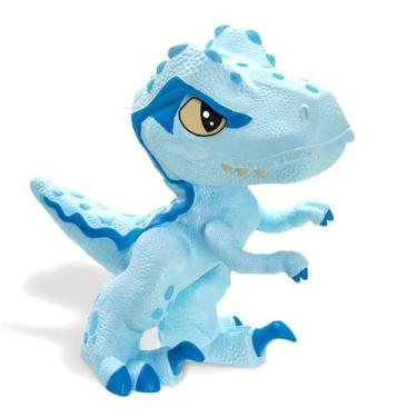 Imagem de Dinossauro Velociraptor Baby Jurassic World de Vinil Boneco Grande Pup