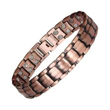 Imagem de Pulseira Magnética De Cobre Para Homens Alívio Da Dor Da Artrite Joia 
