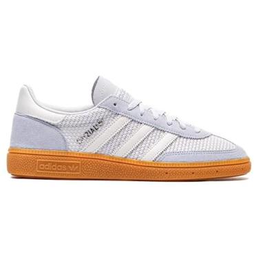 Imagem de adidas Tênis feminino de handebol Spezial, Azul halo/calçado branco/azul maravilha, 36