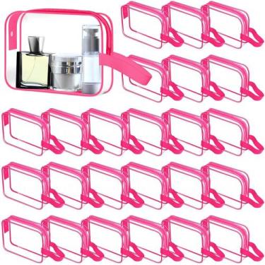 Imagem de Bolsa de higiene Silkfly Clear PVC para cosméticos de viagem com alça 