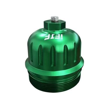 Imagem de iFJF Substituição da tampa do filtro de combustível 134001 para GM Duramax 6.6L L5P Chevy Silverado/GMC Sierra 2500HD 3500HD 2017-2020 (verde)