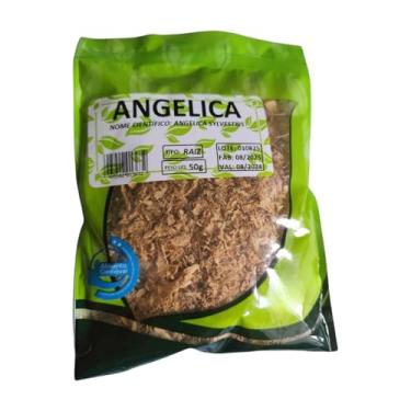 Imagem de Chá Angelica Sylvestris Raiz Natural em Pó, 50g, Alimento Confiável