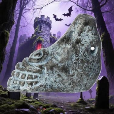 Imagem de Apito da morte asteca, até 125+ decibéis alto real gritando asteca apito da morte mais alto autêntico humano autêntico humano Ehecachichtli soando gritos apito de guerra (prateado)