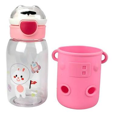 Imagem de Garrafa Infantil Panda Espacial Rosa 600ml R3585 - BBR Toys - BBR IMPO