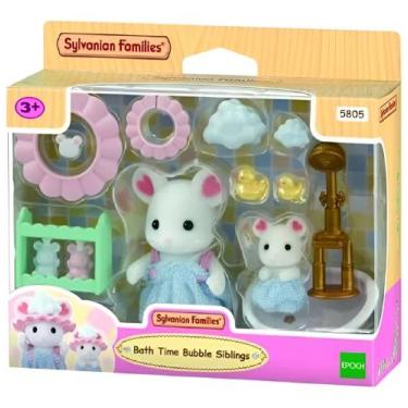 Imagem de Sylvanian Families Hora Do Banho Irmãos Ensaboados Epoch 5805