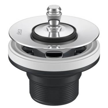 Imagem de Válvula de Escoamento para Lavatório Cuba Bidê Cromado - 1602-C - Deca