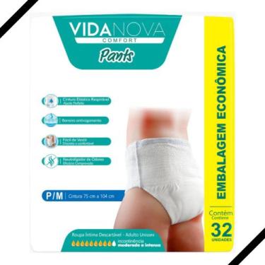 Imagem de Fralda Calça Vida Nova Comfort Pants Geriátrica Incontinência - 32 Uni
