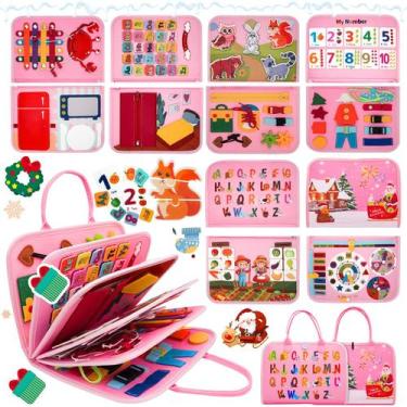 Imagem de Brinquedo educativo Montessori Busy Board MEGRANATE para crianças