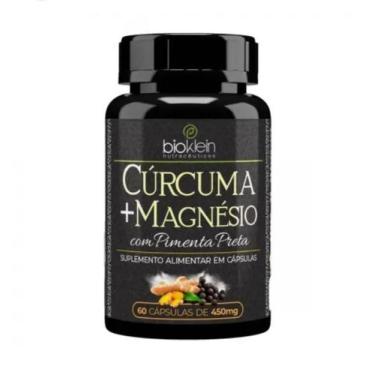 Imagem de Cloreto De Magnésio Com Curcuma 60 Caps 450Mg Bioklein