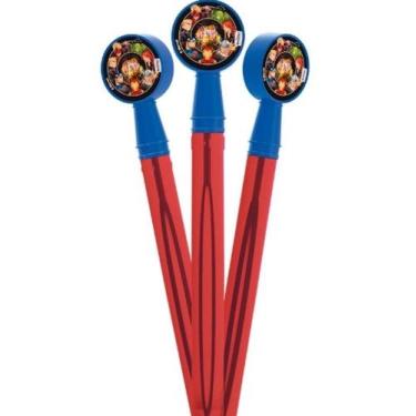 Imagem de Kit 11 varetas lança bolhas personagens diversos - BRASILFLEX