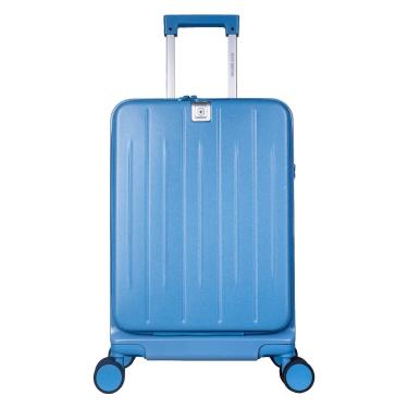 Imagem de Mala de bordo viagem 10 kg Smart em ABS+PC com bolso para laptop e porta-copo