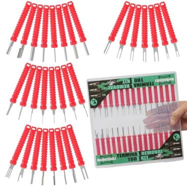 Imagem de XLWJBES Kit de ferramentas de remoção de terminal de atualização – 31 peças conjunto de ferramentas de remoção de pinos elétricos para reparo automotivo, motocicleta e eletrônicos com estojo de