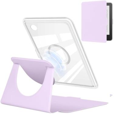 Imagem de YoungMe Capa giratória de 360 graus para Kobo Clara de 15 cm cor lançado em 2024, design magnético destacável, capa protetora com suporte ajustável, traseira transparente com hibernar/despertar