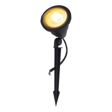 Imagem de 2X Espeto Jardim Gramados Vasos 5W Luz Branco Quente Prova