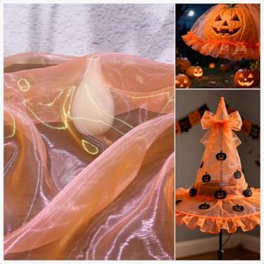Imagem de Tecido de organza transparente de dois tons iridescente - 3,3 jardas de comprimento, 59 polegadas de largura - para bricolage, artesanato de costura, decorações de casamento e festa, tule, gaze, borda
