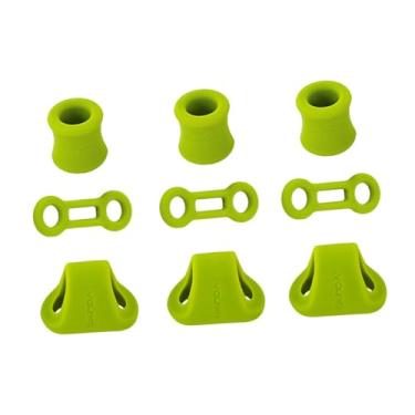 Imagem de predolo 9x Mosquetão para escalada, anéis de travamento, ferramenta de amarração, cordas de parada, quickdraws, rapel, equipamento de posicionamento, Verde