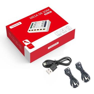 Imagem de Mesa de Som Amplificadora 800mAh Tomate MPS-001