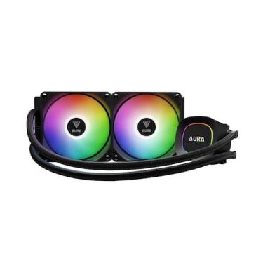 Imagem de Water Cooler Gamer Gamdias Aura GL240 Lite ARGB AMD Intel Preto