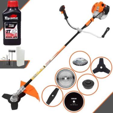 Imagem de Roçadeira Robusta À Gasolina Vulcan VR520H 52cc 2,5HP 10.000rpm Multif