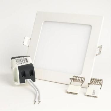 Imagem de Plafon Painel de LED QUADRADO de Embutir 15cm de diâmetro Bivolt 9W 40