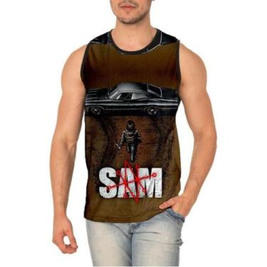 Imagem de Camiseta Regata Supernatural Sam Winchester Ref:252 - smoke, Preto, M