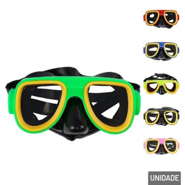Imagem de Máscara de Mergulho EM Silicone Ajustável Color - Tudo em Caixa