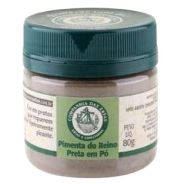Imagem de Pimenta do Reino Preta Companhia das Ervas 80g