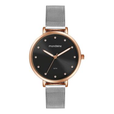 Imagem de Relogio Mondaine Feminino Ref: 32847lpmvge2 Casual Mesh Bicolor
