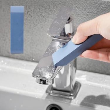 Imagem de Borracha removedor de ferrugem para manchas de água dura - ferramenta de limpeza de várias superfícies para descalcificação de banheiro e cozinha