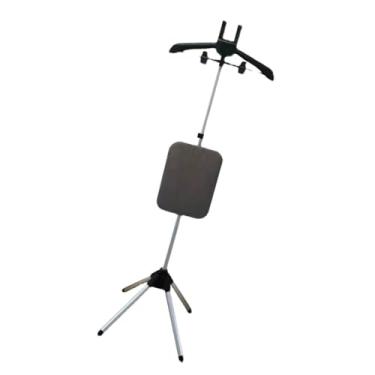 Imagem de FytStycale Suporte de Ferro a Vapor, Portátil, para Passar Roupas a Vapor, Economizador de Espaço, Suporte de Ferro a Vapor Dobrável, Estilo Cabide, Tamanho real