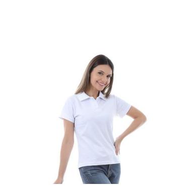 Imagem de Camisa Pólo Feminina Malha Piquet Punho nas Mangas - EBT Uniformes, Br