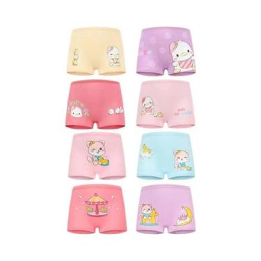 Imagem de Calcinhas De Algodão Para Meninas Com Estampa De Unicórnio, Pacote Com
