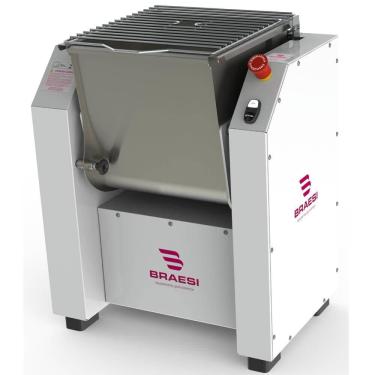Imagem de Amassadeira Basculante Braesi Semirrápida Industrial Pãe e Massas 15kg Cuba em Inox Bivolt ALI-15/1