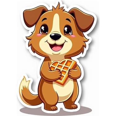 Imagem de Adesivo de Animais Kawaii para Quarto Infantil Decorativo de Parede Fofinho 30x30cm