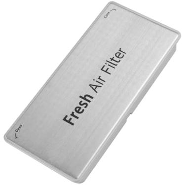 Imagem de ADQ75493301 Capa de filtro de ar para geladeira decorativa compatível com conjunto de filtro de ar fresco LG Fridges Apto para LRMVS3006S LRMDS3006S LRMVC2306S LRMDC2306D LRFVC2406S Mais modelos sem