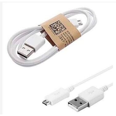 Imagem de Cabo Usb Para Samsung Compatível Com Galaxy 85Cm Micro Usb V8 Branco J