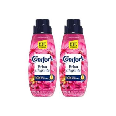 Imagem de Kit 2 Amaciante Concentrado Comfort Brisa Elegante 500ml
