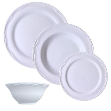 Imagem de Jogo Casal Pratos e Bowls Cottage Porcelana Germer - Porcelanas Germer