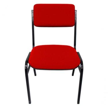 Imagem de Cadeira Empilhável Para Auditórios Linha Hotel Smart Vermelho