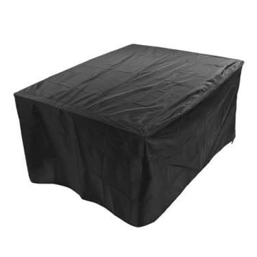 Imagem de AUNMAS Capa à Prova de Intempéries para Móveis de Pátio, Cabe Em Mesas de 49,21 X 49,21 X 27,56 pol. Com Proteção para Armazenamento e Proteção Ao Ar Livre