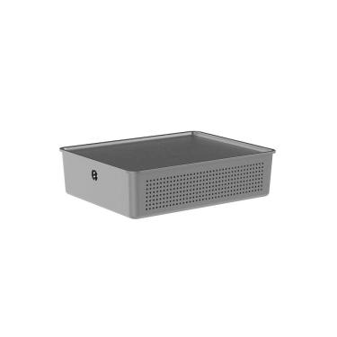 Imagem de Cesto Organizador Com Tampa 8,2 Litros Flow - Preto