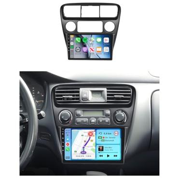 Imagem de Rádio 8Core 6G + 128G para Honda Accord 6th 1998-2003 Adroid 13 Car Stereo, Wireless Carplay Android Auto, 22.9 cm 1280x720P IPS Touch Screen, 5.0Bluetooth, AHD IP69K, Mirror Link RCA SWC FM/RDS