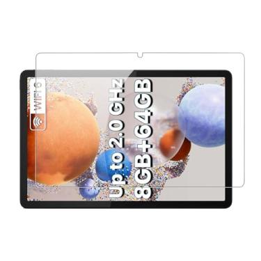 Imagem de KONXISA Pacote com 1 protetor de tela para tablet UMIDIGI G1 Tab de 10,1 polegadas, protetor de tela para tablet de vidro temperado, 9 durezas, película protetora transparente HD antiarranhões e sem