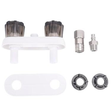 Imagem de Haofy Válvula de Torneira de Chuveiro para RV, Válvula de Mistura de Chuveiro de Conexão Rápida de 3/4 pol. Com Controle de Temperatura de Botão Duplo, para Caminhões RV, Banheiros