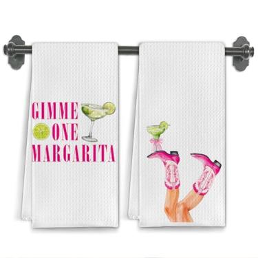 Imagem de Elefeltclave Margarita Lover Gifts Toalhas de cozinha, presentes de Margarita para mulheres, panos de prato de chá para decoração de carrinho de cozinha, bar de cozinha, coquetéis, toalhas de mão