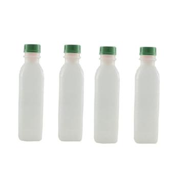 Imagem de Kit 10 Garrafinha Descartável 200ml Tampa Verde