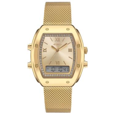 Imagem de Relógio Euro Feminino Fashion Fit Sporty Dourado - Euw20101ab-4d Relógio Euro Feminino Ff Sporty Dourado - Euw20101ab-4d
